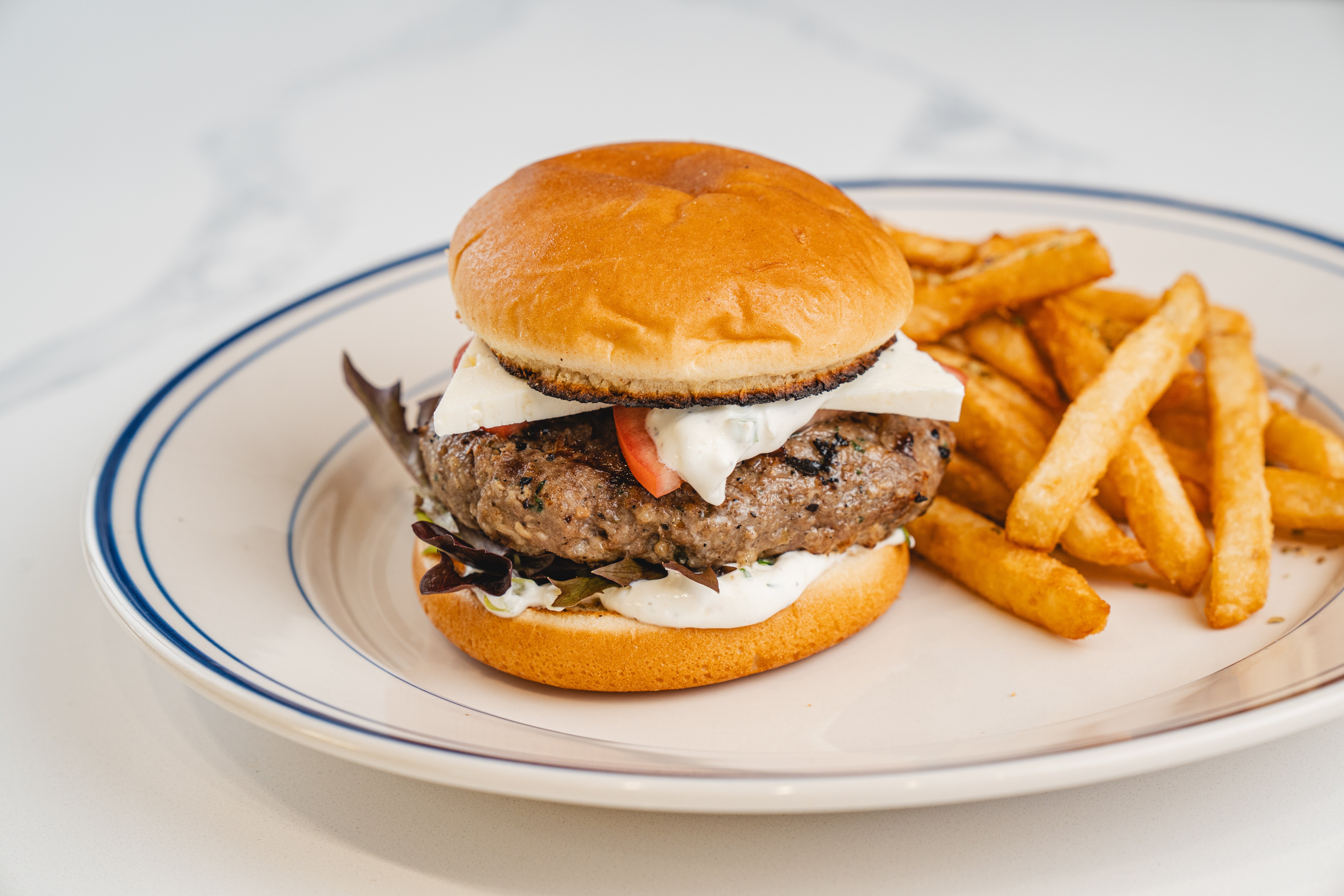 Athenian Lamb Burger